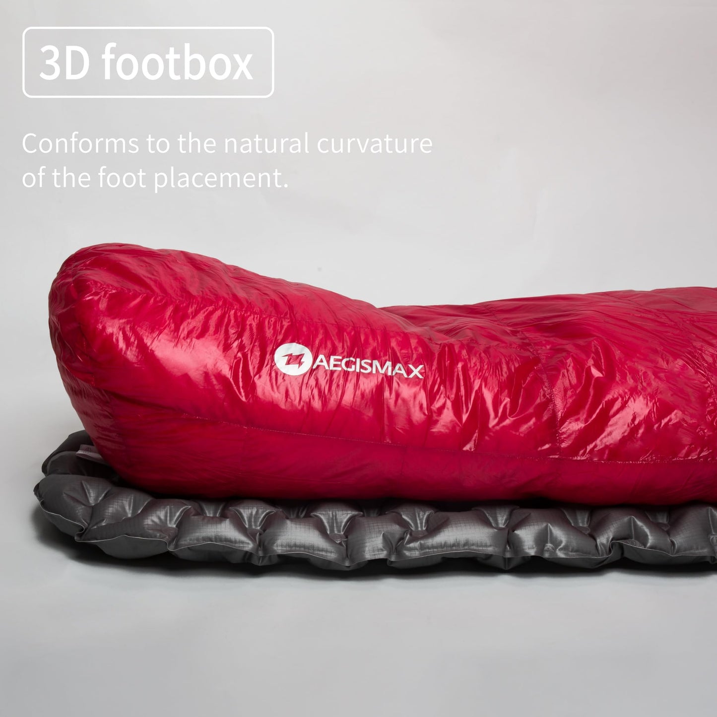 AEGISMAX Ultra Future 10D 800FP Ultra Dry Down Sleeping Bag Thicken Winter Ultralight Camping Hiking Sleeping Bag Backpacking Outdoor (Ultra Future II Lengthen)