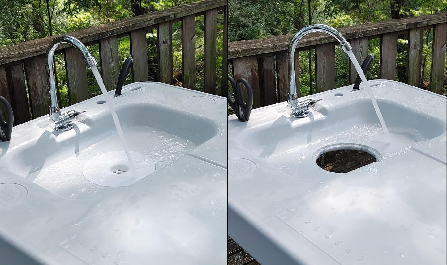 Old Cedar Outfitters Fish and Game Cleaning Table with Sink and Folding Legs