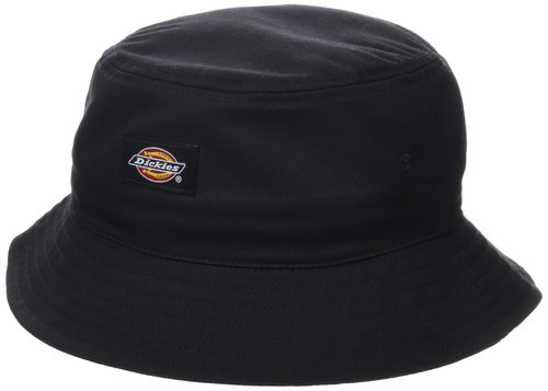 Dickies Men's Twill Bucket Hat, Black, AL