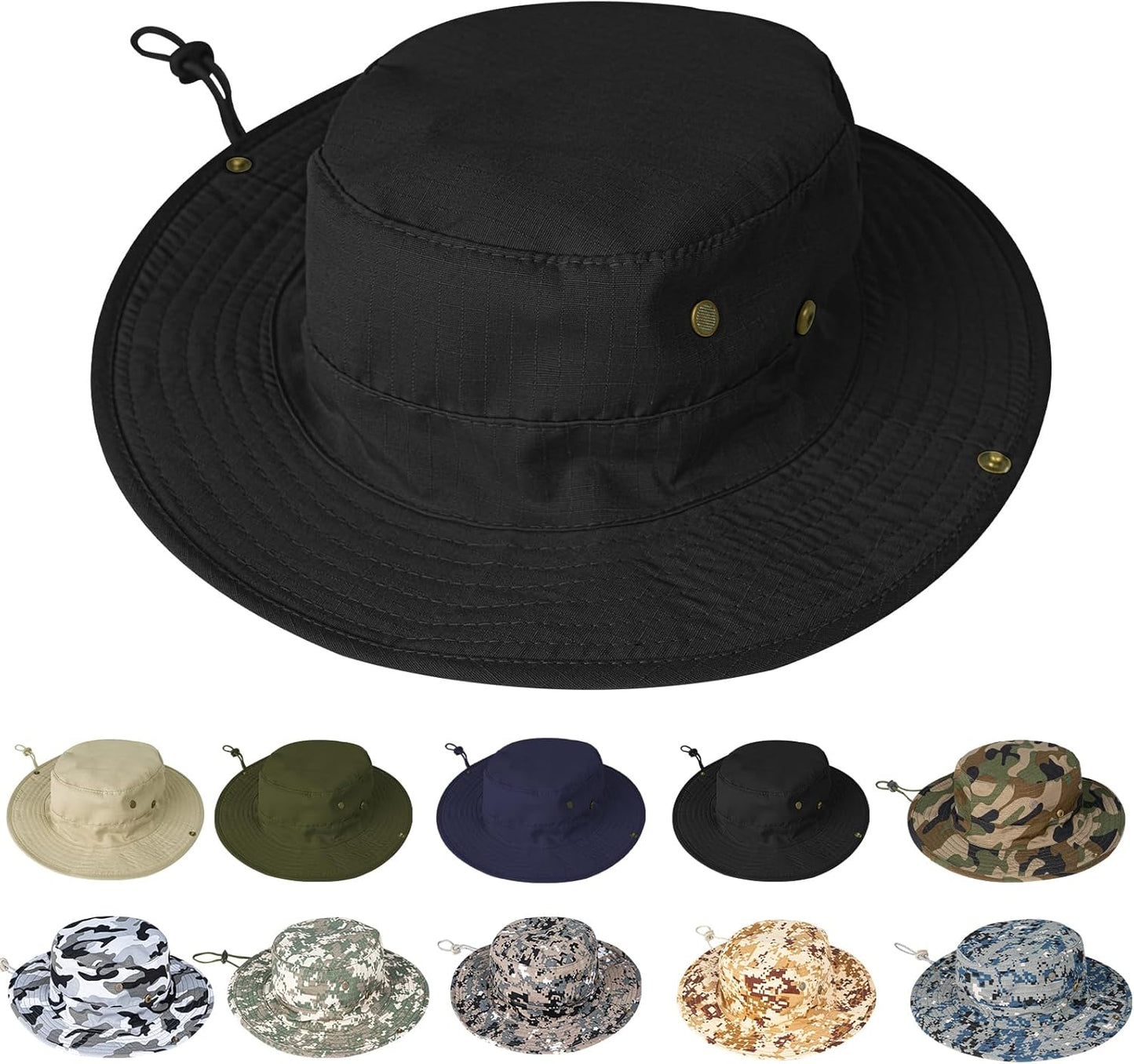 UPF 50+ Sun Hat | Foldable Boonie Hat for Men & Women | Fishing & Hiking