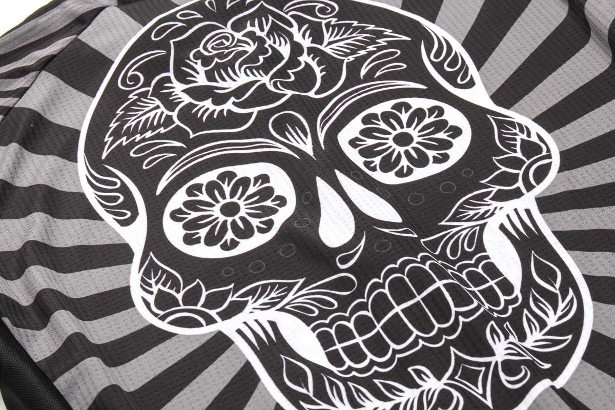 JPOJPO Cycling Jersey Men, Mountain Bike Shirt Tops S-5XL - Breathable and Quick Dry