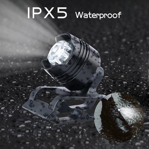 outtip Runner Running Lights, 2pcs IPX5 Waterproof Shoe Headlights, Walking at Night Light for Running Shoes & Croc - for Dog Walking, Camping, Jogging, Suitable for Kids & Adults (Yellow)