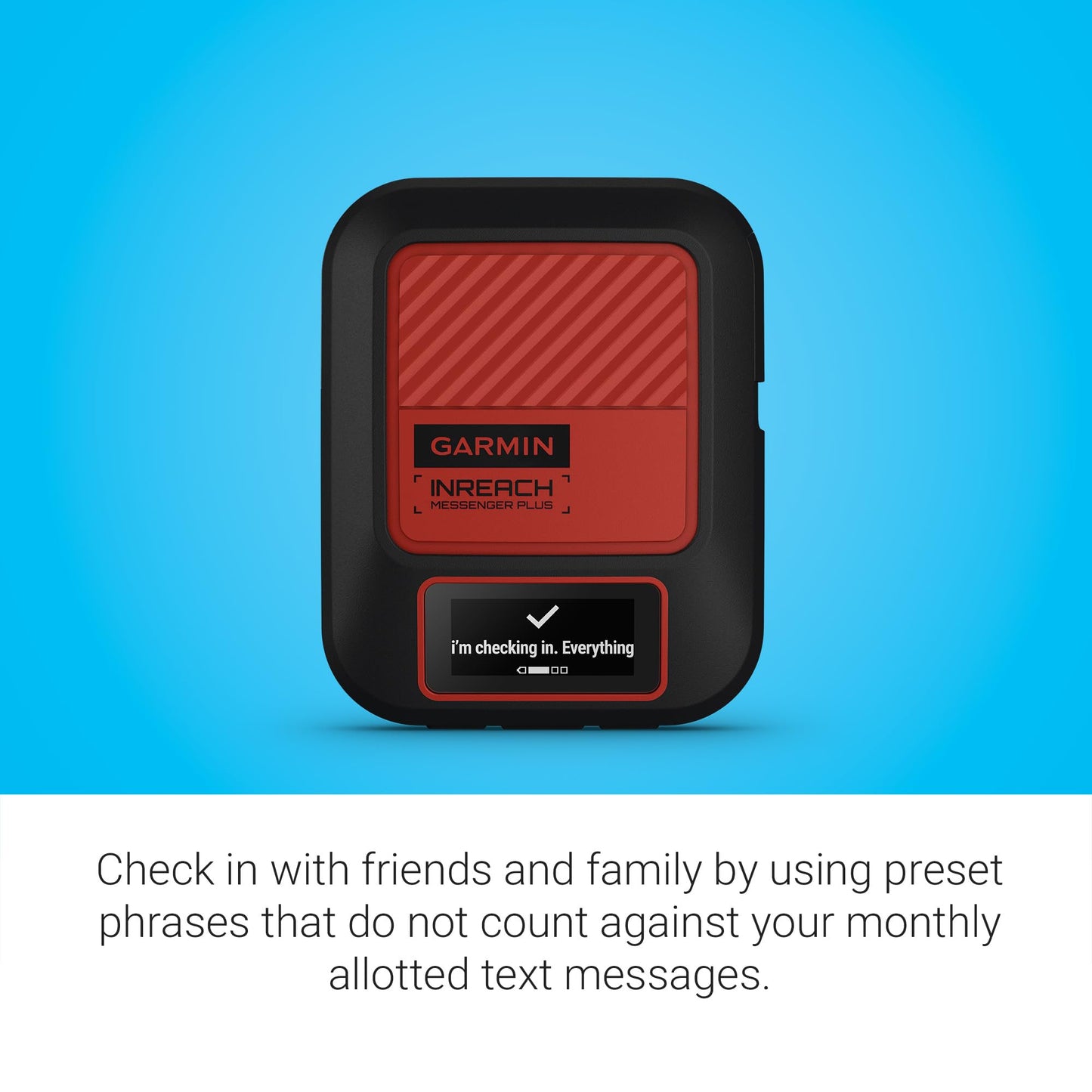 Garmin inReach® Messenger Plus, SOS Satellite Communicator with Photo, Text & Voice Messaging Without Cell Service, Long Battery Life, Durable, Temperature-Resistant, Water-Resistant (IPX7) Design