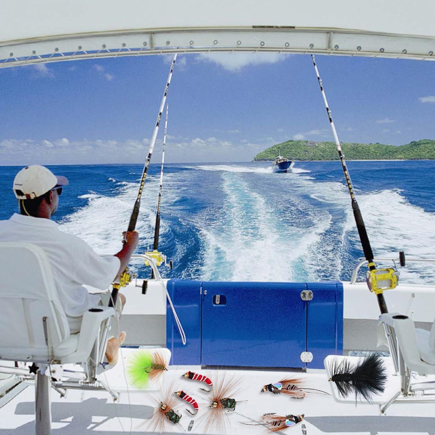 Ansnbo 18PCS Fly Fishing Flies Assortment, Hand Tied Woolly Bugger Flies for Trout Bass Flyfishing, Wet Nymphs Streamer Flies Fly Fishing Lures