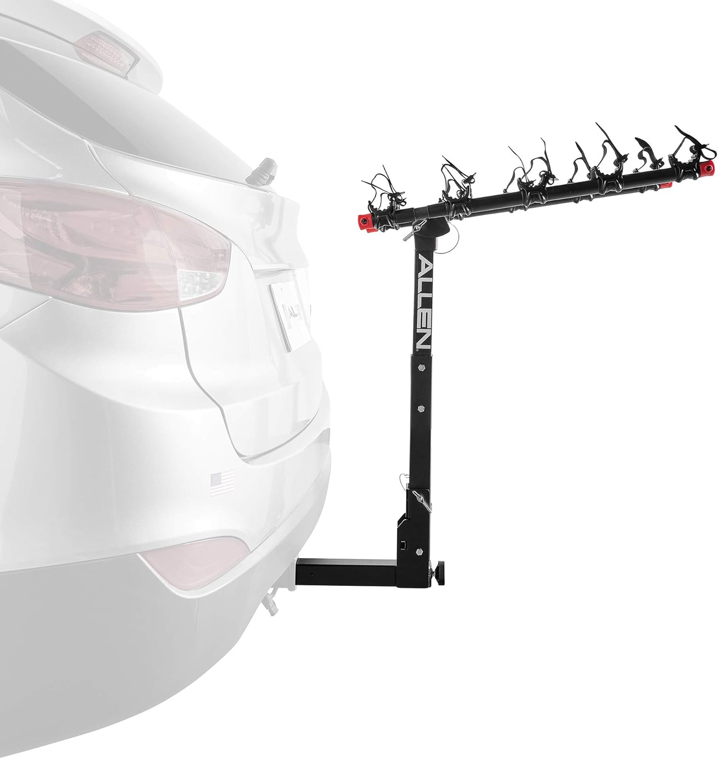 Allen Sports Deluxe Locking Quick Release 5-Bike Carrier for 2 in. Hitch, Model 552QR , Black