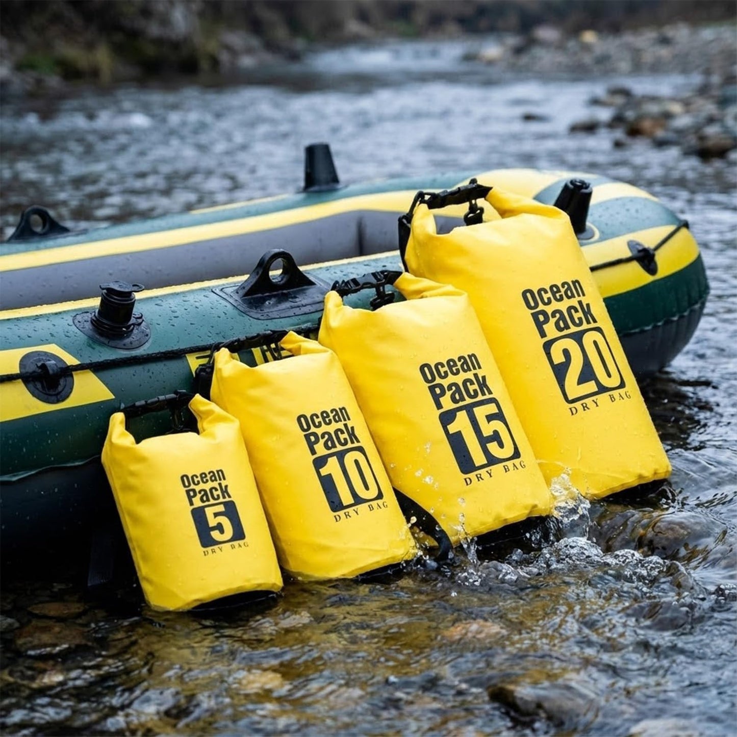 LTMGL Floating Waterproof Dry Bag 5L/10L/15L/20L for women-Lightweight&Small waterproof bags backpack for Kayaking, boating,Camping, Hiking,Paddle boarding with Roll-Top Closure