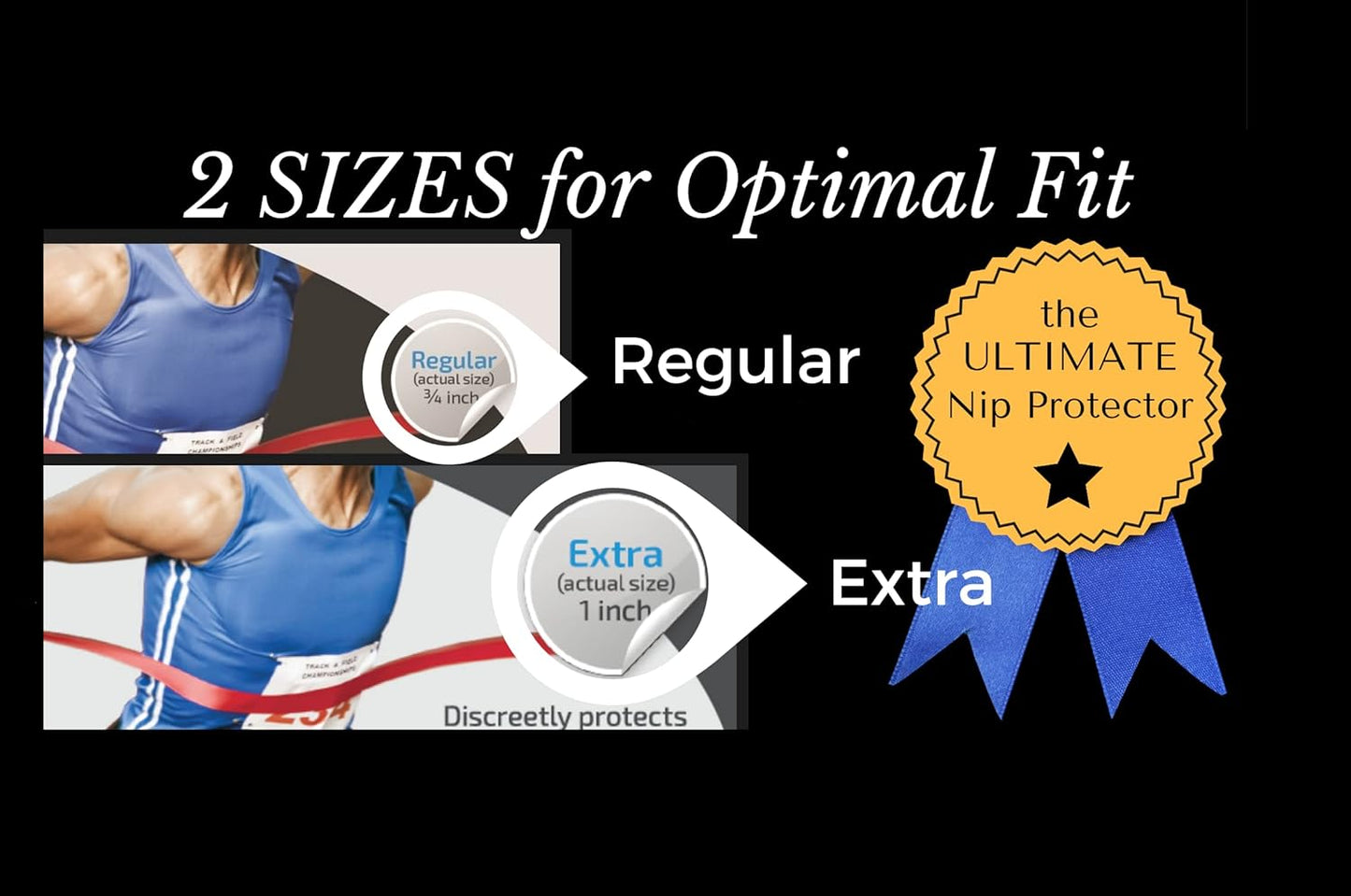 The Original Sports Nipple Cover - 15pairs .75inch or 12pairs 1inch - Nipple Chafing Prevention (1pack)