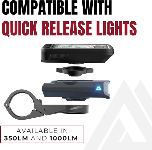 KOM Cycling Wahoo Elemnt & Elemnt Bolt Out Front Handlebar Mount from Bike Mount Designed for Wahoo Elemnt & Elemnt Bolt, & Elemnt Mini