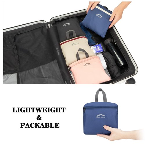 BAGPARKK Hiking Backpack,Large 35L Travel Backpacks for Men Women,Water Resistant Ultra Lightweight Foldable Packable Camping Daypack for Outdoor Sports