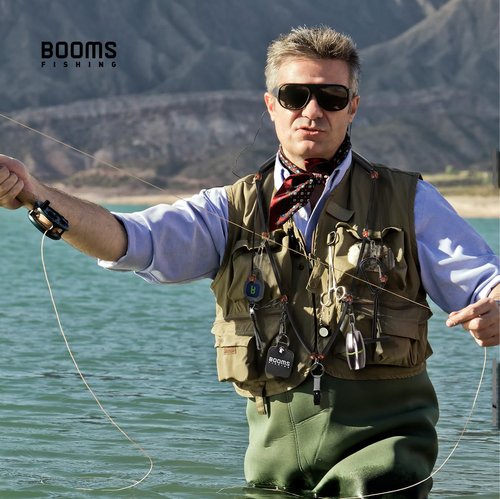 Booms Fishing LY1 Fly Fishing Lanyard Necklace with 5 Clips, Adjustable Tool Holder with Neck Strap