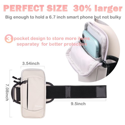 HEYSKAY 2 in 1 Upgrade Water Bottle Pouch-Tumbler Holder Carrier for Stanley Quencher 30oz 40oz Tumbler and Water Resistant Bag for Cell Phone Tumbler Pouches for Stanley Cup