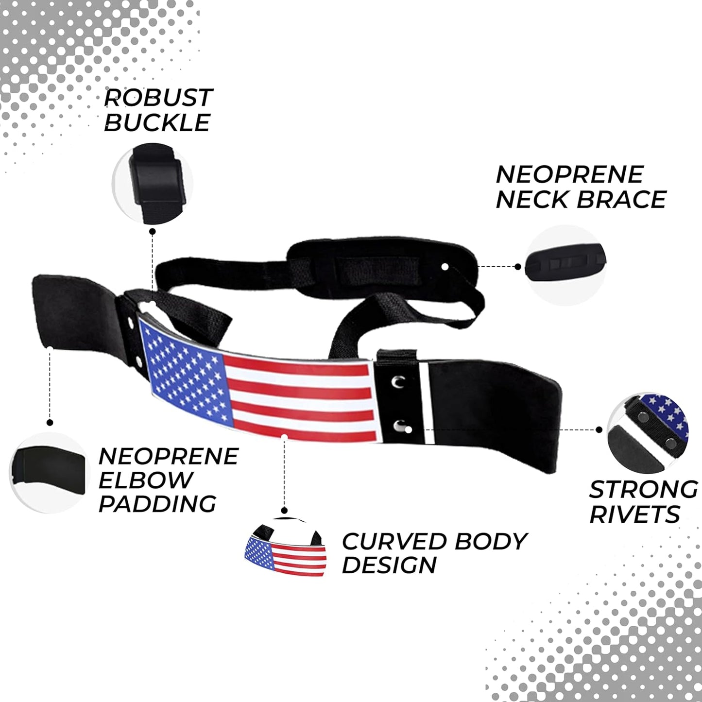 FIGHTSENSE Arm Blaster Biceps Curl Triceps Muscle Isolator Bomber Fitness Gym Workout Training Support