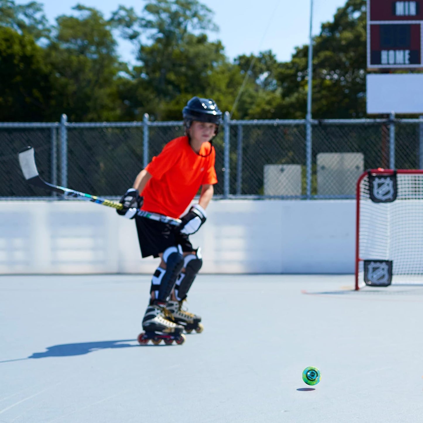 Official Size Franklin Sports NHL Street Hockey Balls | No Bounce | Assorted Colors