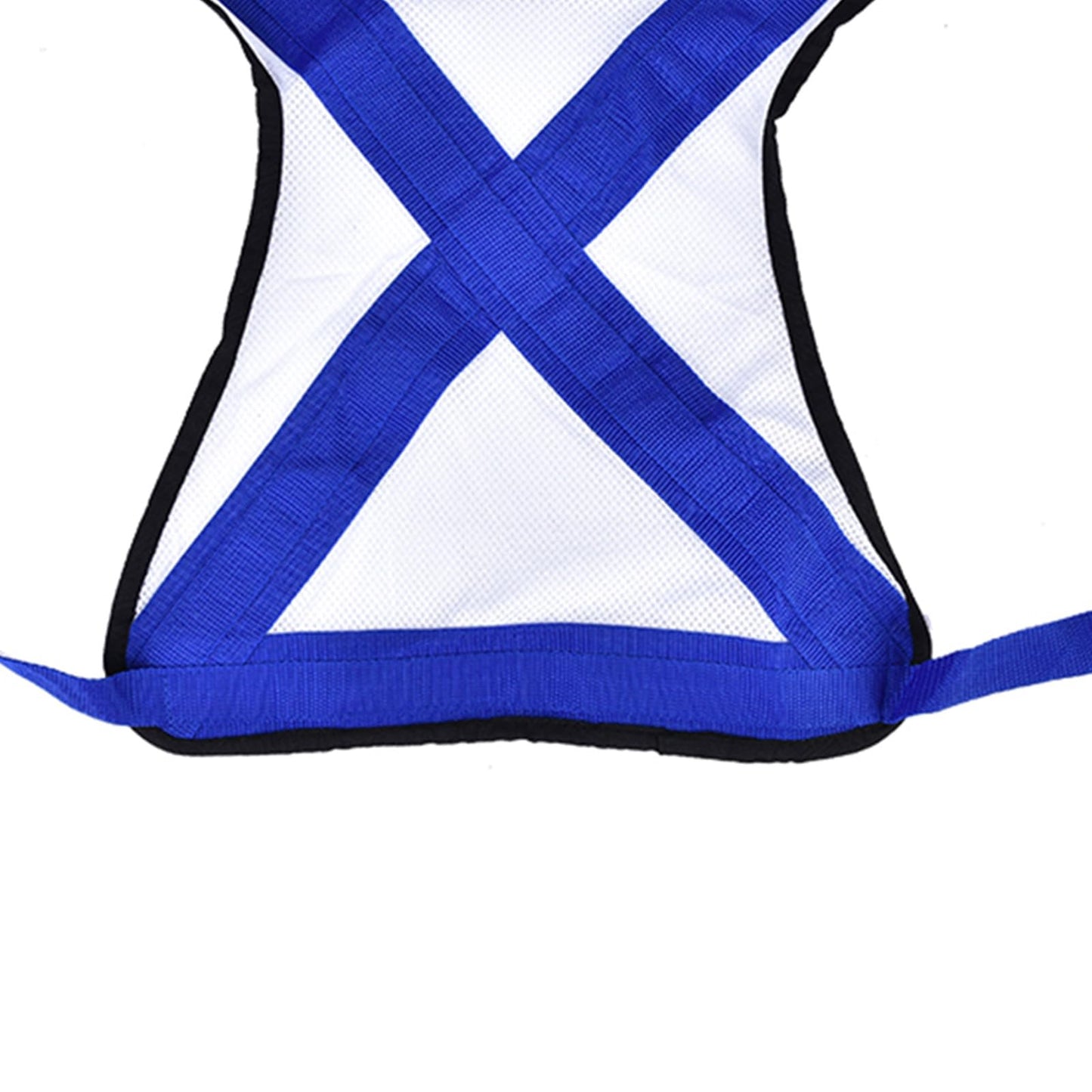 Frdhee Fishing Shoulder Back Harness, Adjustable Fishing Fighting Belt Sea Fishing Rod Holder Vest for Fishing Big Fish, Small, Blue