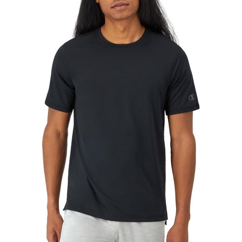 Champion, MVP, Moisture Wicking, Anti Odor, Lightweight T-Shirt for Men, Black, Medium