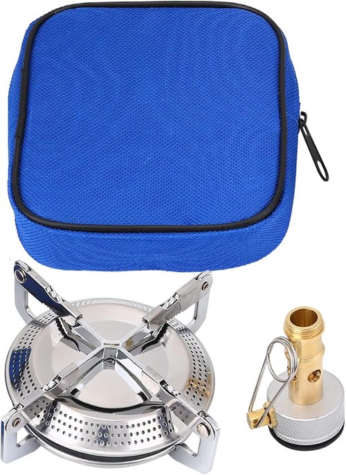 Camping Gaz Stove,Hiking Stove,Outdoor Stoves Gas Alloy Portable Cam Mini Picnic Round Stove for Outdoor Camp Hiking Camping Gaz camping stove