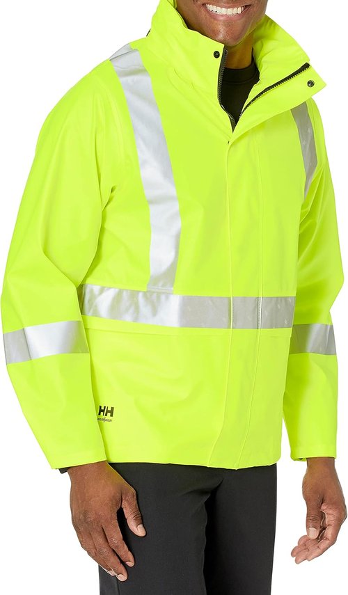 Helly-Hansen Men's Alta CSA Rain Jacket - Durable Workwear for All Weather
