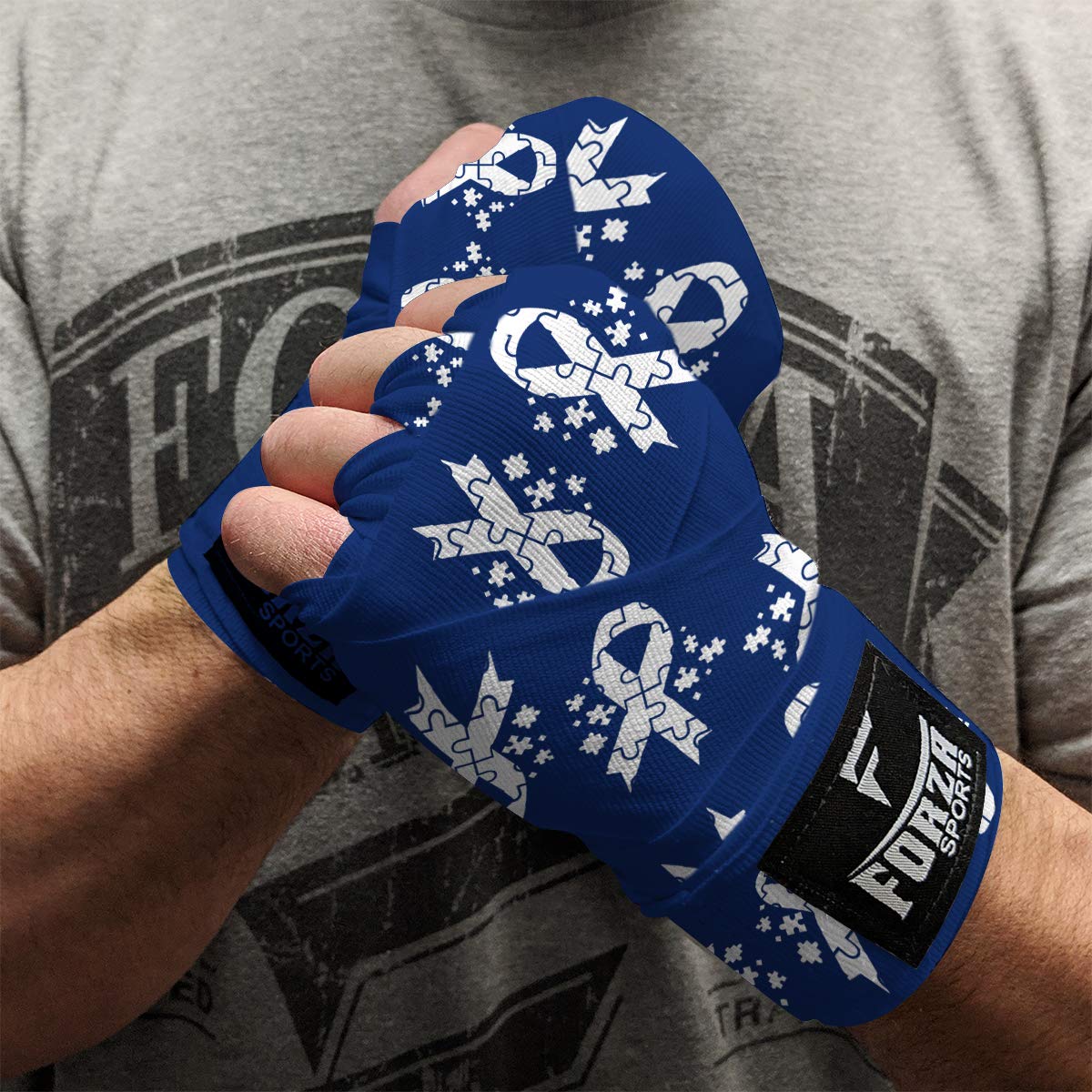 Forza Sports 180" Mexican Style Boxing Handwraps - Navy