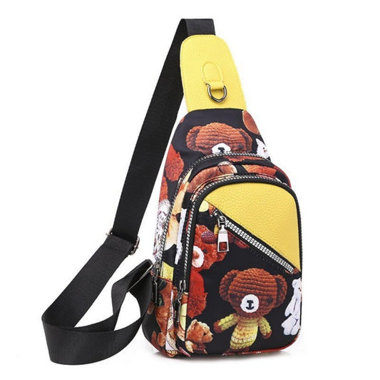 Lmagice New Women's Crossbody Bag Sports Shoulder Bag Hiking Backpack Printed Sling Backpack