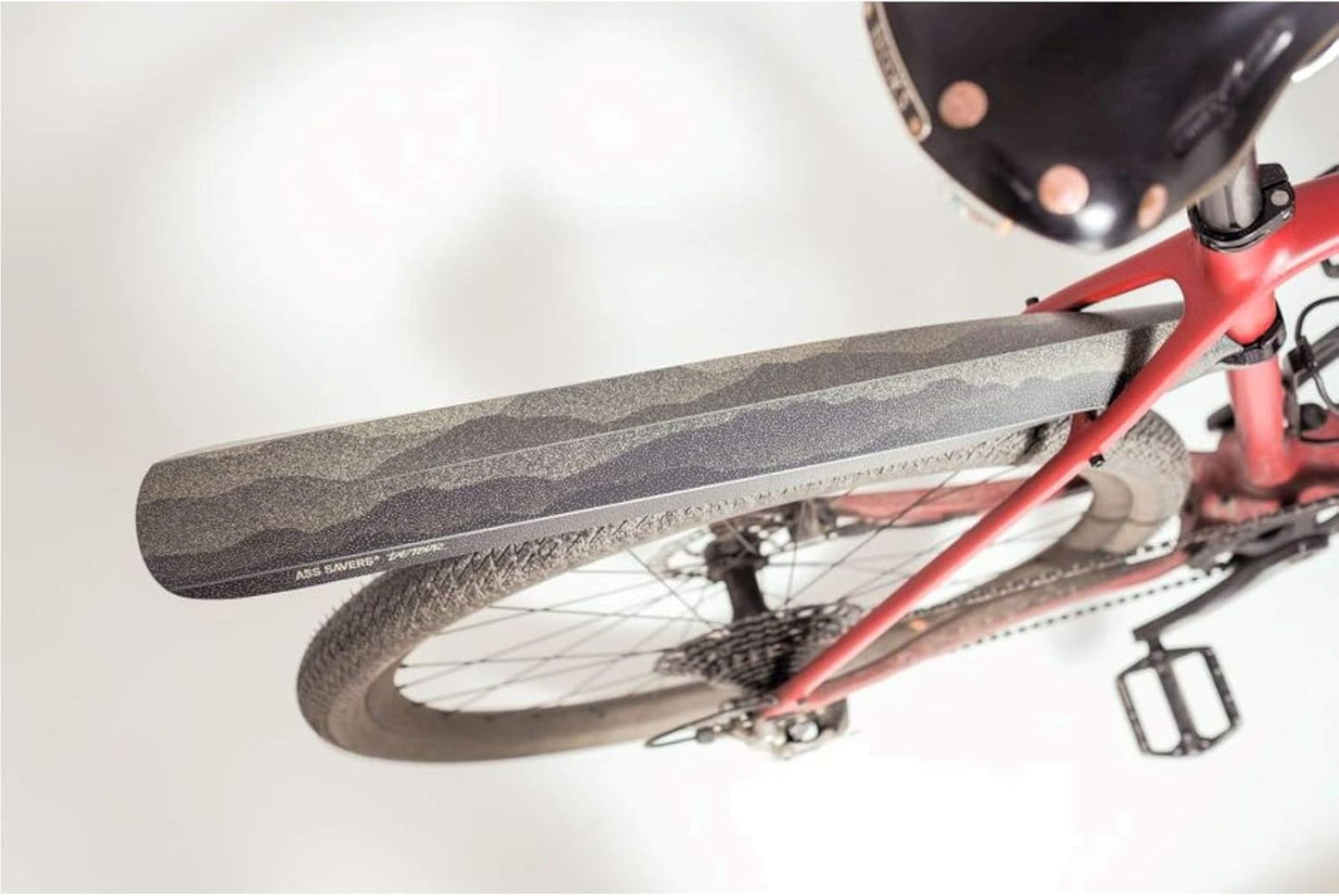 Ass Savers - Fendor Bendor - Rear Mudguard for Bicycles, Lightweight, Easy to Install, Excellent Coverage, Regular Size for Urban and Road Bikes, Big Size for Gravel or MTB, Swedish Design