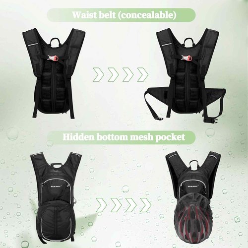 YEEKORO 12L Hiking Backpack, Lightweight Daypack Small Travel Backpack Packable Hiking Backpack, Outdoor Backpack for Men Women