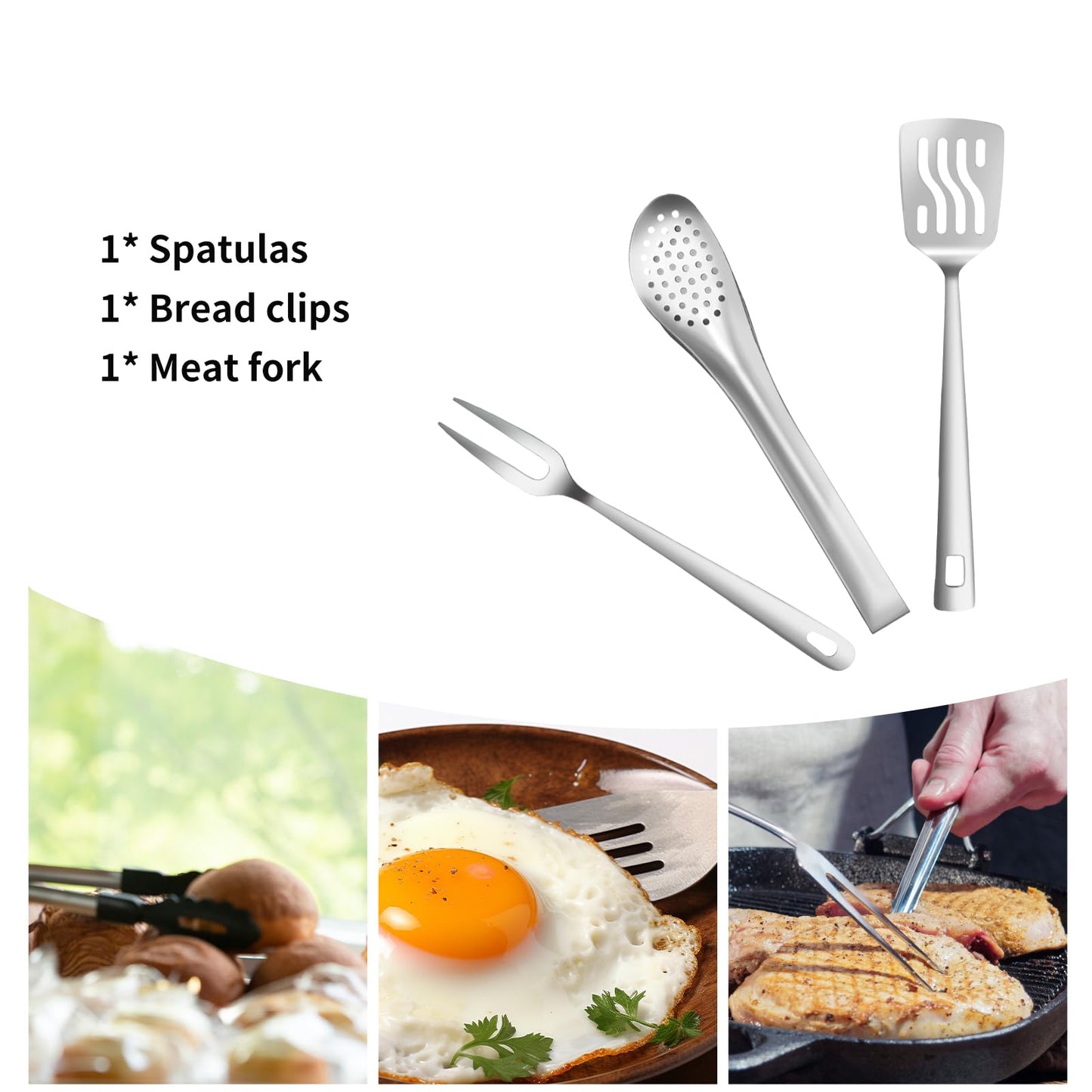 AOFUXTI Camping Cooking Utensils Set - Camping Kitchen Equipment, Compact and Portable Camper Accessories, Perfect for Travel, Picnic, RV, Camping, BBQ, Party (27pcs-Black)