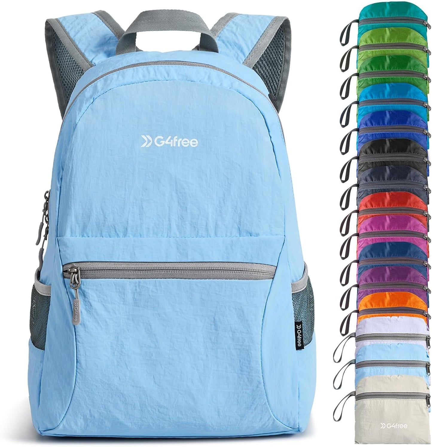 G4Free 20L Lightweight Packable Backpack Travel Hiking Daypack Foldable Backpack for Men Women