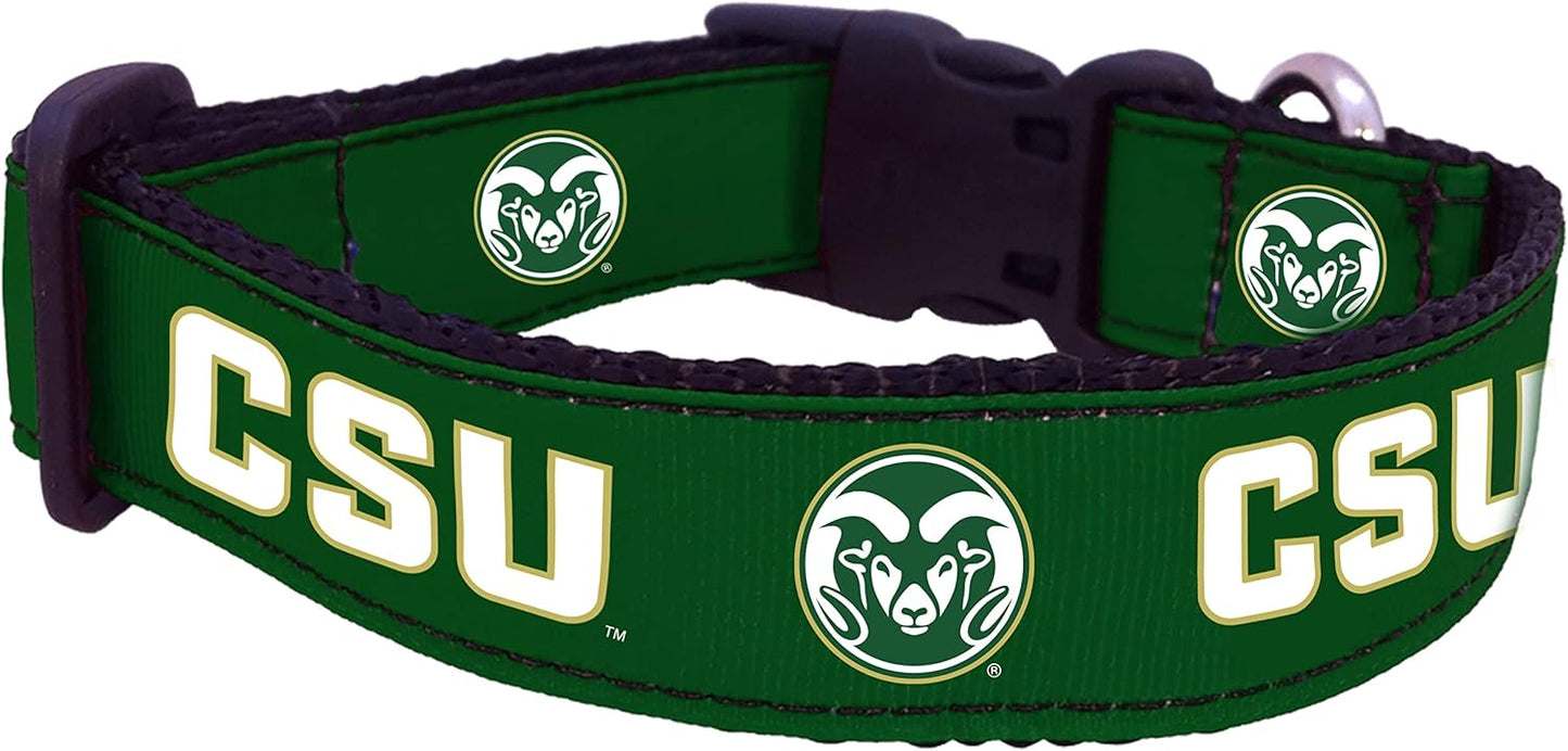 NCAA Colorado State Rams Dog Collar (Team Color, Medium)