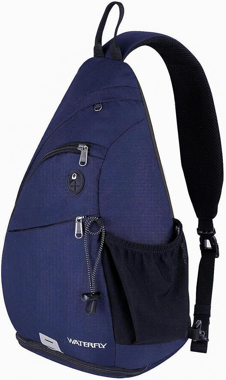 WATERFLY Large Crossbody Sling Bag: Over Shoulder Backpack Daypack Casual Cross Chest Side Pack