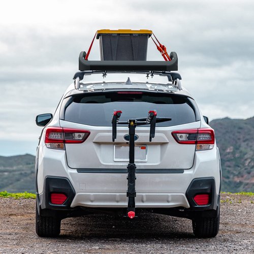 BougeRV Anti-Rust Aluminum Roof Basket 47''x40''x8'' Lightweight Universal Rooftop Cargo Carrier Luggage Rack with Wind Fairing, for SUV Truck,150LBS Load Capacity (Upgrade Black Coating Anti-Fade)