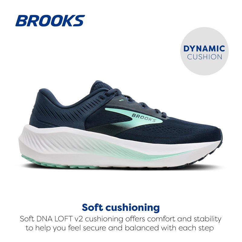 Brooks Women’s Anthem 8 Neutral Running Shoe - Spellbound/Yucca/White - 8 Medium