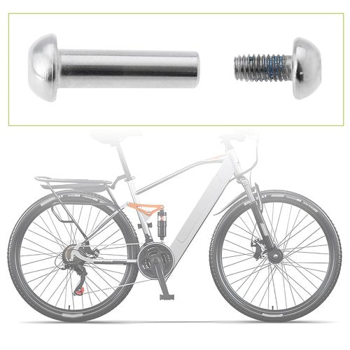 Create idea 2 Sets 29mm MTB Bike Rear Suspension Shock Mounting Bolt M8 Semi-Round Hexagon Socket Locking Screws Female Nail with 12mm Subnails