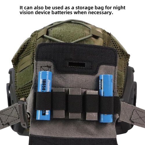 booiu Helmet Counterbalance Weight Bag, NVG Counter Weight Pouch Accessories for Fast BJ PJ MH Tactical Helmets