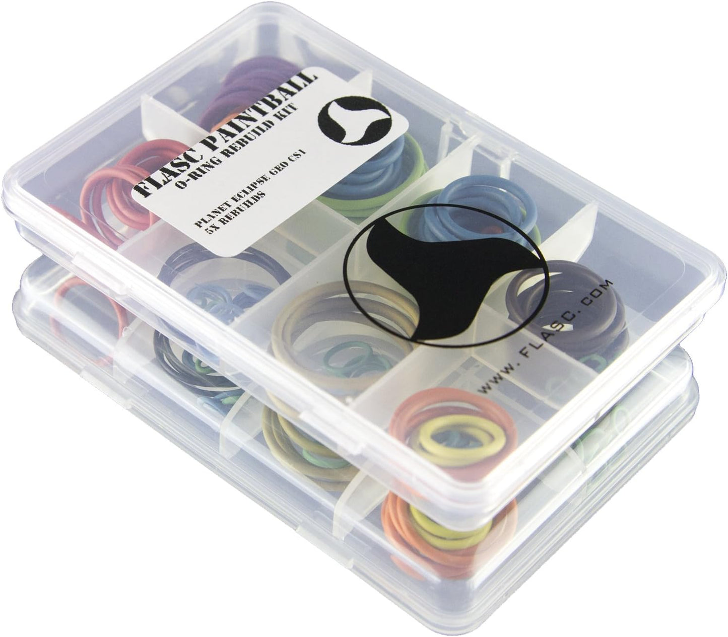 Planet Eclipse Geo CS1 Oring kit with 5X Rebuilds Color Coded