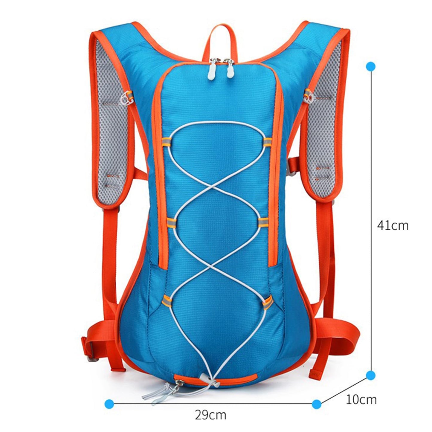 Fhspw Multifunctional Lightweight Cycling Backpack, 2L Hydration Backpack, Hiking and Mountaineering Bag