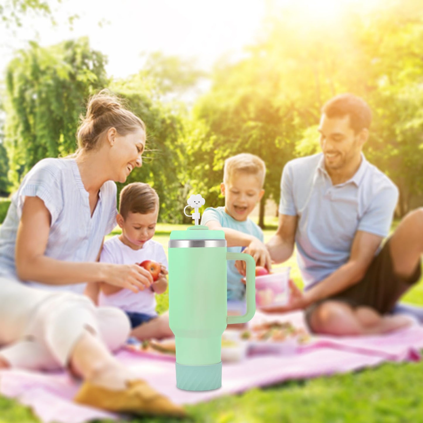 Gjtzmty 2-in-1 Protective Silicone Boot for Stanley Cup 40oz 20oz/Hydro Flask 12-24oz,Anti-Slip Tumbler Bottom Bumper Sleeve Protector Cover for All Bottles Bottom Width of 2.87-3.56in