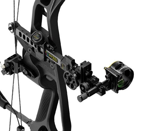 Sanlida Dragon 10 Advanced 3 Pin Hunting Bow Sight, Highly-Visible Micro-Adjustable Hunting Compound Bow Sight for Right Hand