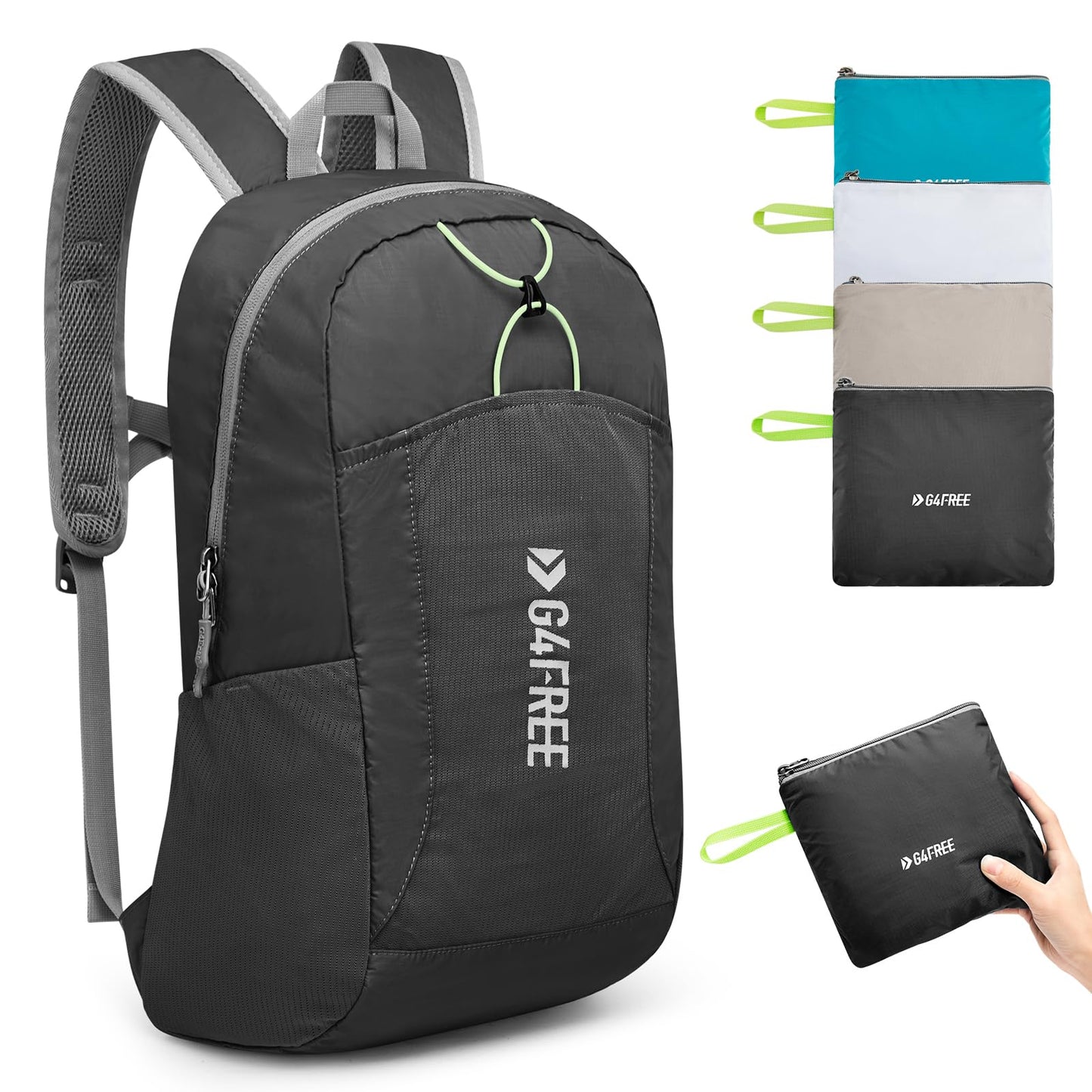 G4Free 20L Lightweight Packable Backpack+24L Lightweight Packable Hiking Backpack