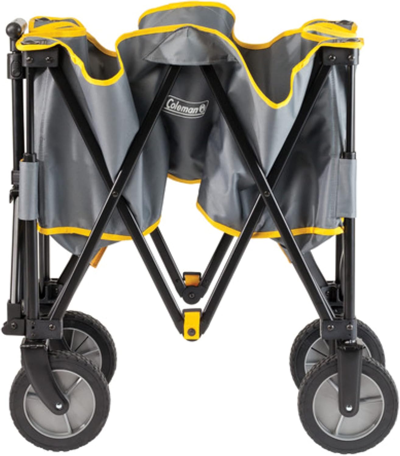 Coleman Portable Folding Utility Wagon with 5 Cubic Feet of Space & Reinforced Bottom Great for Camping Groceries Home Projects or Going to the Park & Beach Supports up to 150lbs