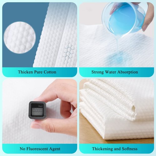 GXF 2 Packs Compressed Bath Towel Tablets, 56'' x 28'' Pure Cotton Portable Disposable Hypoallergenic Dehydrated Expandable Compact Compressed Towels Washcloths for Camping Swimming Traveling Hiking