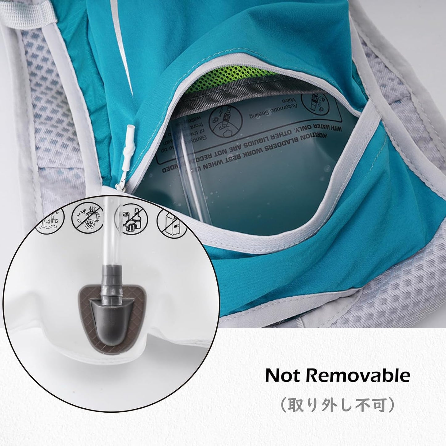 TRIWONDER Hydration Bladder Water Reservoir 1.5 Liter 2L 3L BPA Free Water Bladder for Running Cycling Hiking Camping Backpack