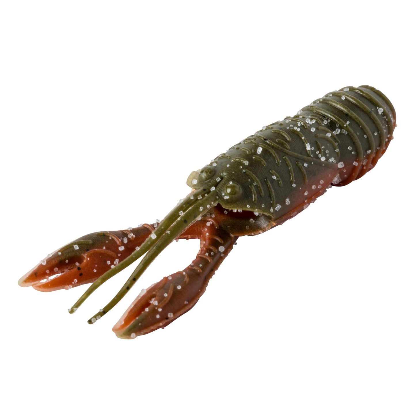 Great Lakes Finesse Juvy Craw Tube 2.5" Green Pumpkin Orange Belly