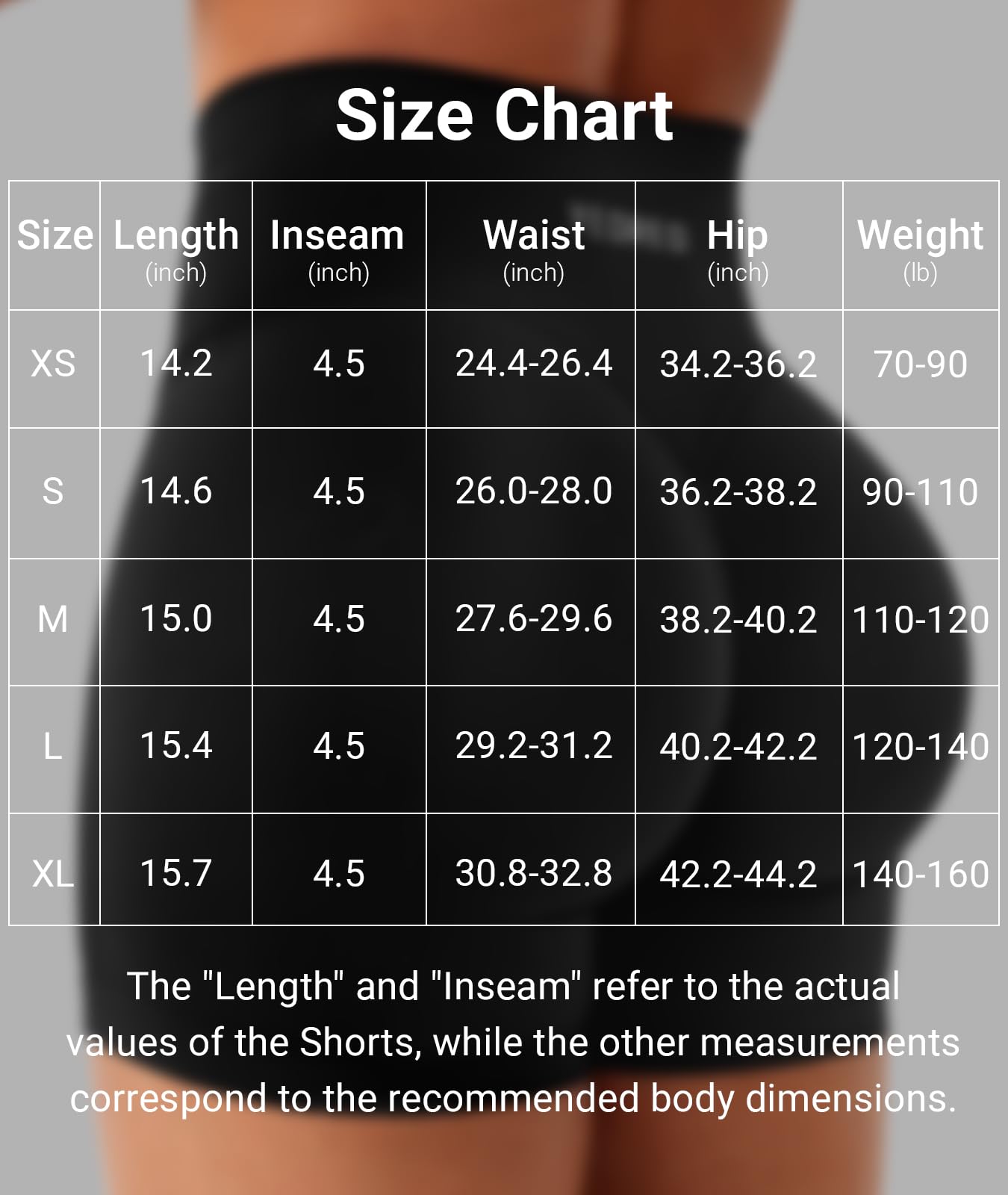 YEOREO Workout Shorts Womens Butt Lifting 4.5" Seamless Hidden Scrunch High Waist Gym Tummy Control Christiy Biker Shorts Black M