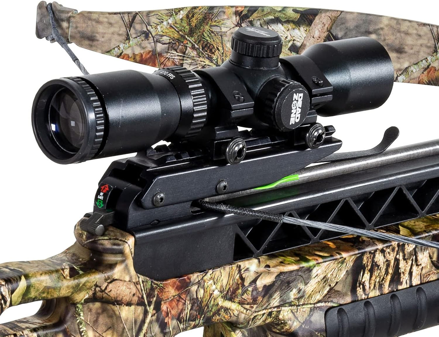 Excalibur Dead Zone Archery Hunting Durable Lightweight Compact Accurate Adjustable 1" Tube Crossbow Scope with Multi-Coated Lenses