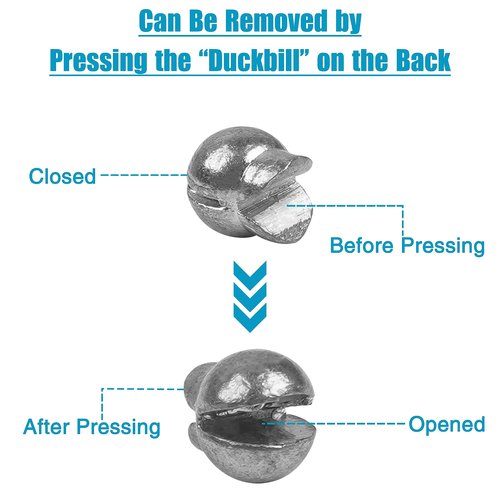Split Shot Fishing Weights Sinker Kit, 180/210pcs Removable Round Clip On Fly Fishing Line Sinkers Fishing Egg Weights Sinkers Freshwater Saltwater