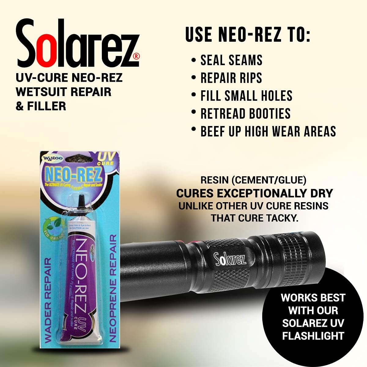 SOLAREZ Artisan Epoxy Resin Kit - Clear, UV-Resistant, 16 oz for Crafts & Repairs