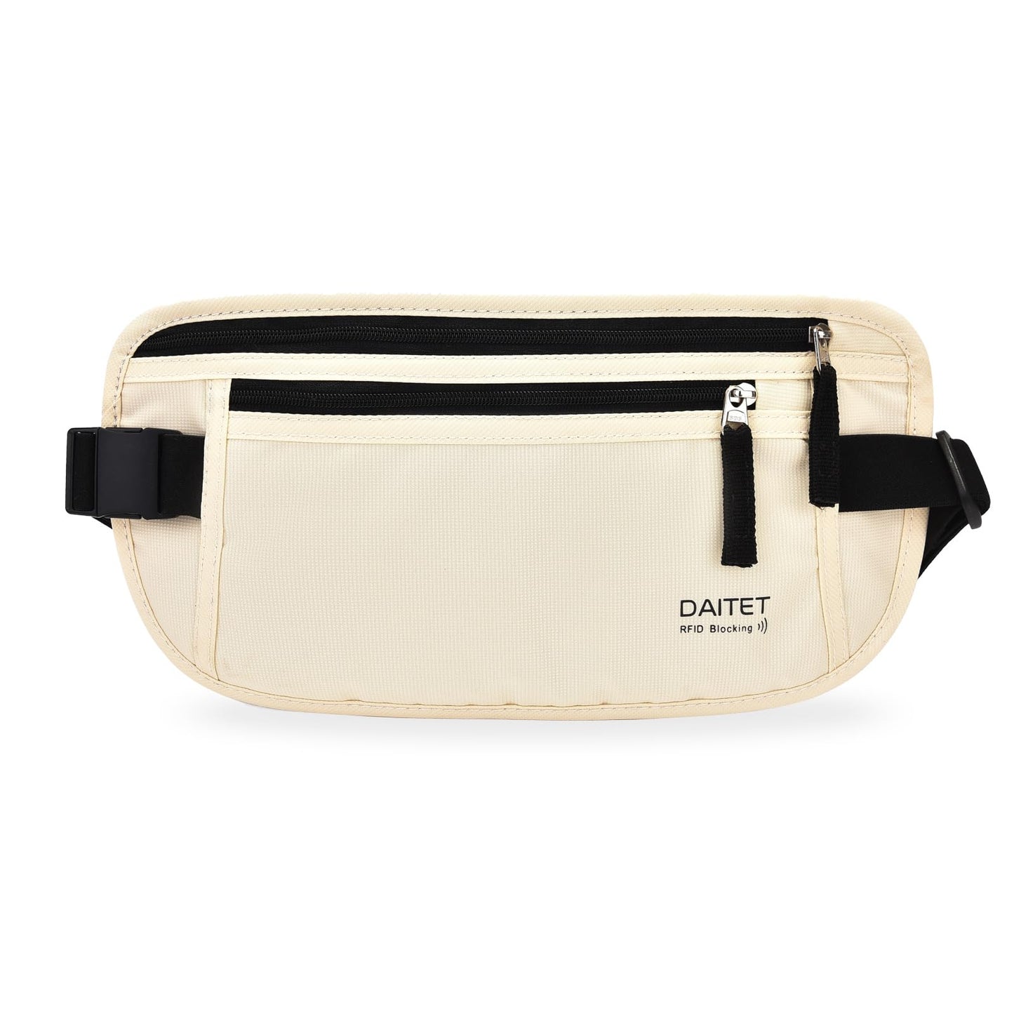 Money Belt for Travel - RFID Slim Passport Holder Travel Pouch Concealed， Anti-theft