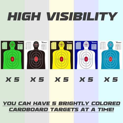 Highwild Shooting Targets Silhouette Cardboard Targets (25 Pack - 13" X 16")