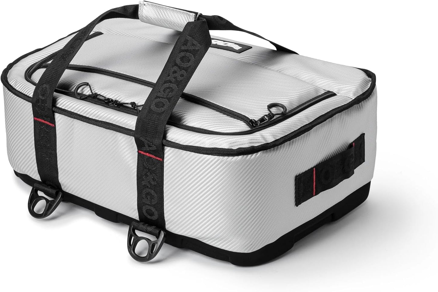 AO Coolers Stow 'n Go Canvas Soft-Sided Cooler, Low Profile and Leak Proof, Insulated for 24-Hour Cold, Black, 38-Can