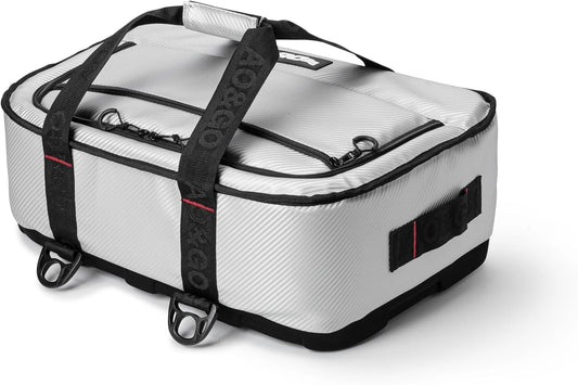 AO Coolers Stow 'n Go Canvas Soft-Sided Cooler, Low Profile and Leak Proof, Insulated for 24-Hour Cold, Black, 38-Can